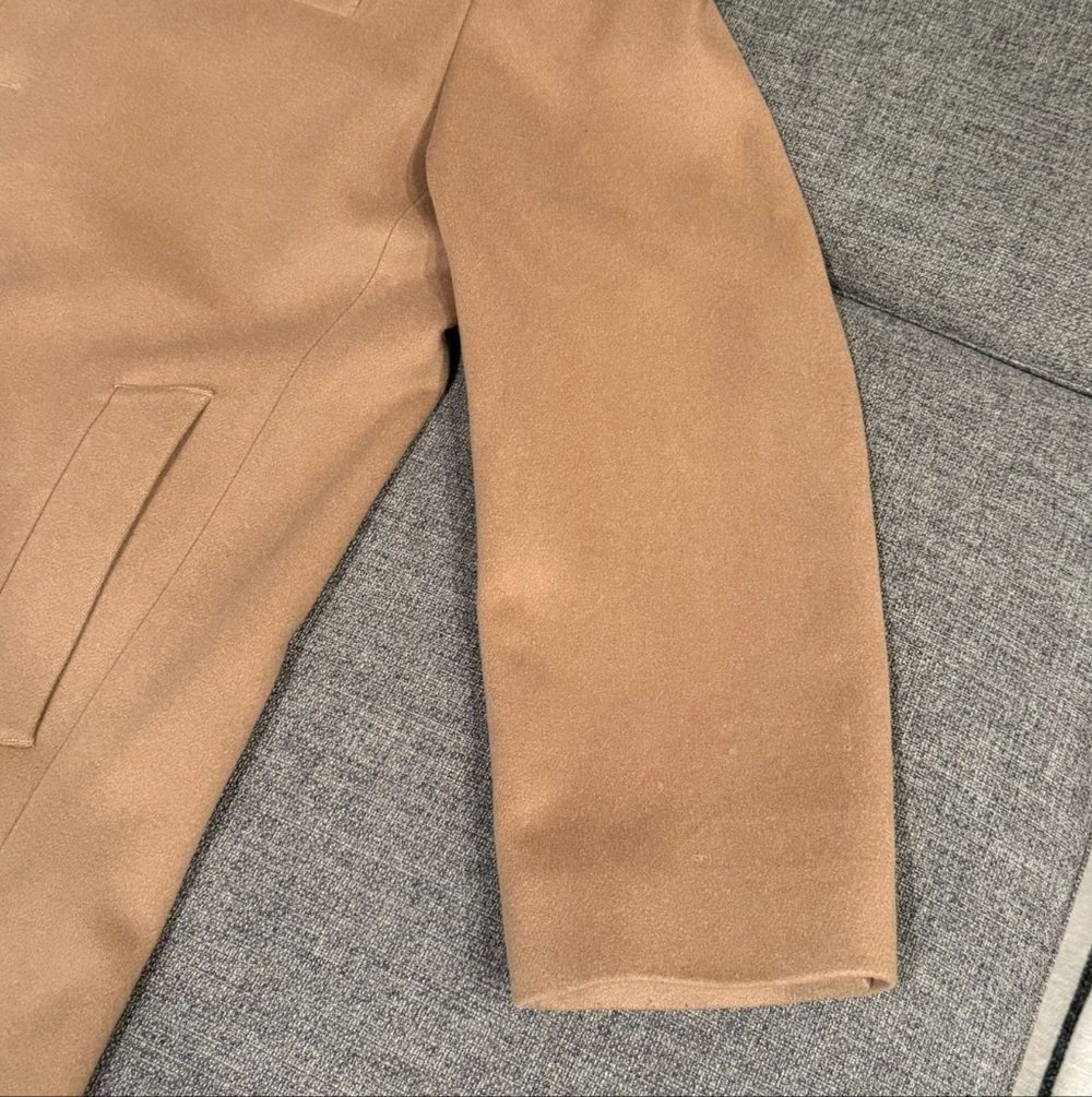 New Saks Fifth Avenue Cashmere Wool Blend Overcoat - Picture 7 of 14